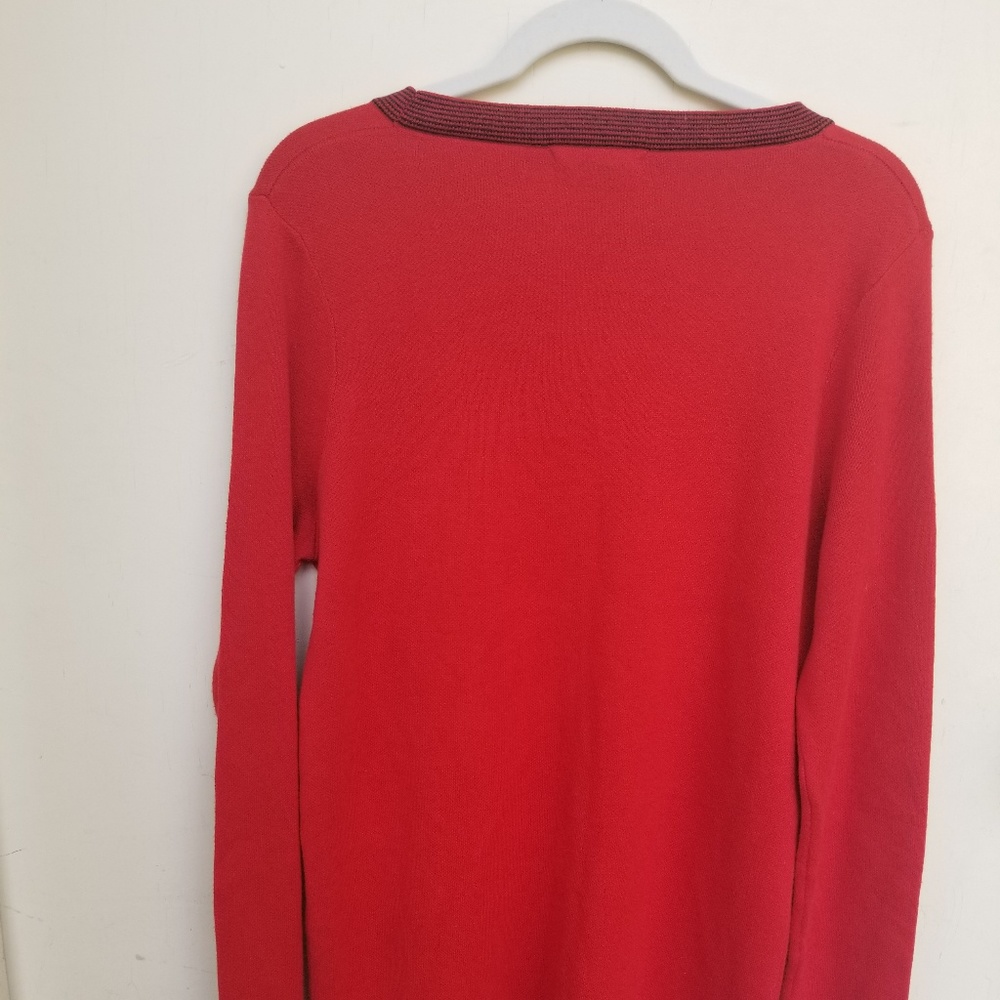 Red dress Joe's Fresh Sweater Red with Scoop Neck - Picture 7 of 11